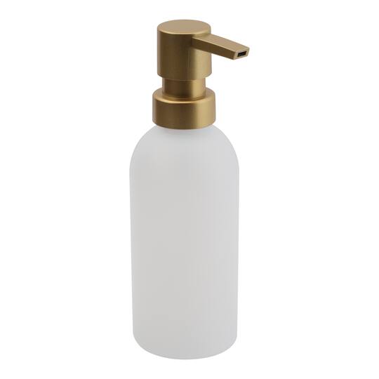 Elle Décor Gray Modern Metal Soap Pump